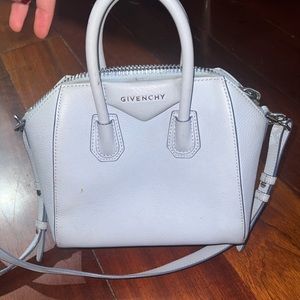 Light Blue Givenchy Mini Antigona